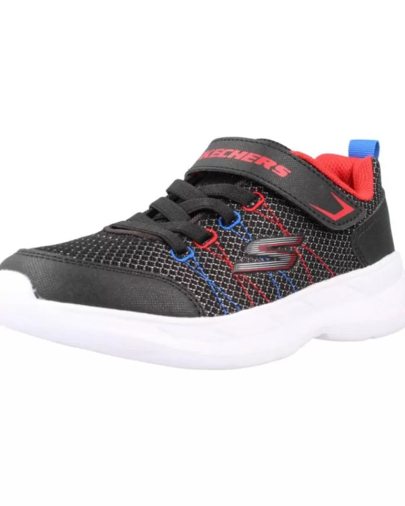 Boy SKECHERS Sports Shoes-Boy Trainers Snap Sprints 2 0 Negro