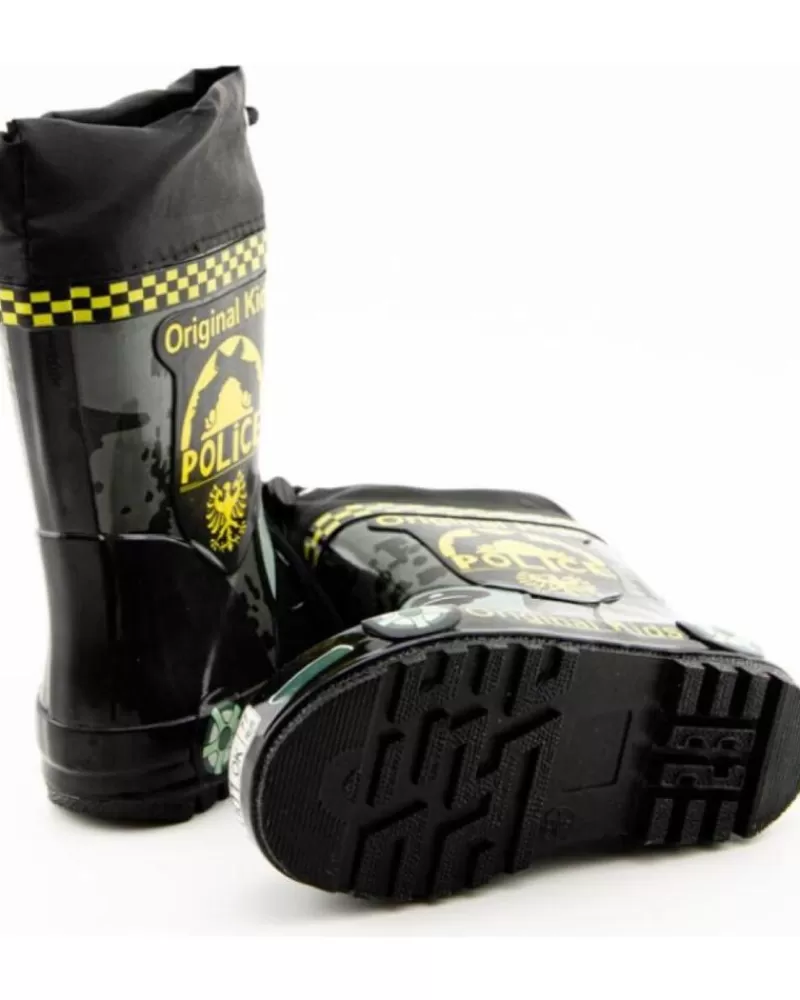 Boy BUBBLE BOBBLE Wellington Boots-Boy Wellington Boots A4884-S Botas Agua Nino Negro