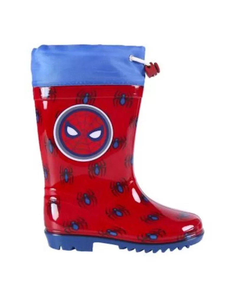 Boy OTRAS MARCAS Wellington Boots-Boy Wellington Boots Bota De Agua Spiderman Rojo
