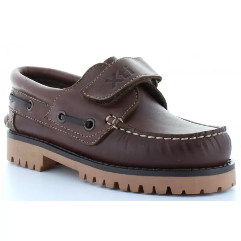 Boy XTI Boat Shoes-Girl And Boy Boat Shoes 53455 Napa Cuero
