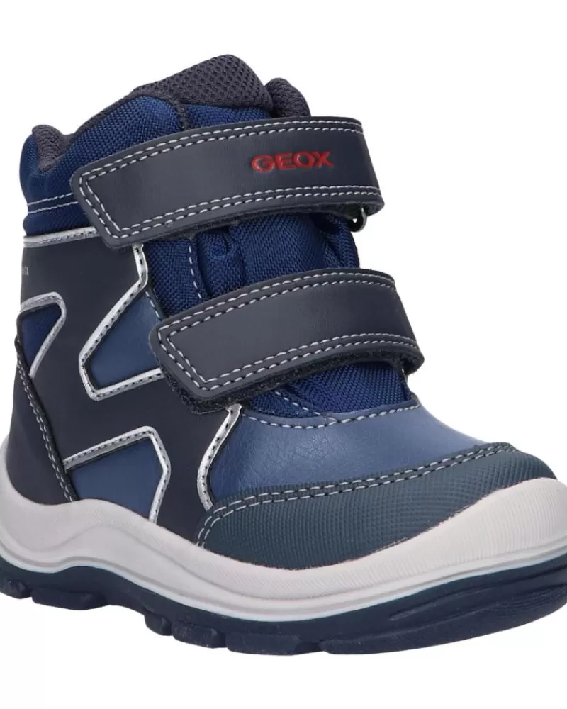 Boy GEOX Mid Boots-Girl And Boy Boots B263Vd 0Fu54 B Flanfil Boy B Abx C4264 Navy-Blue