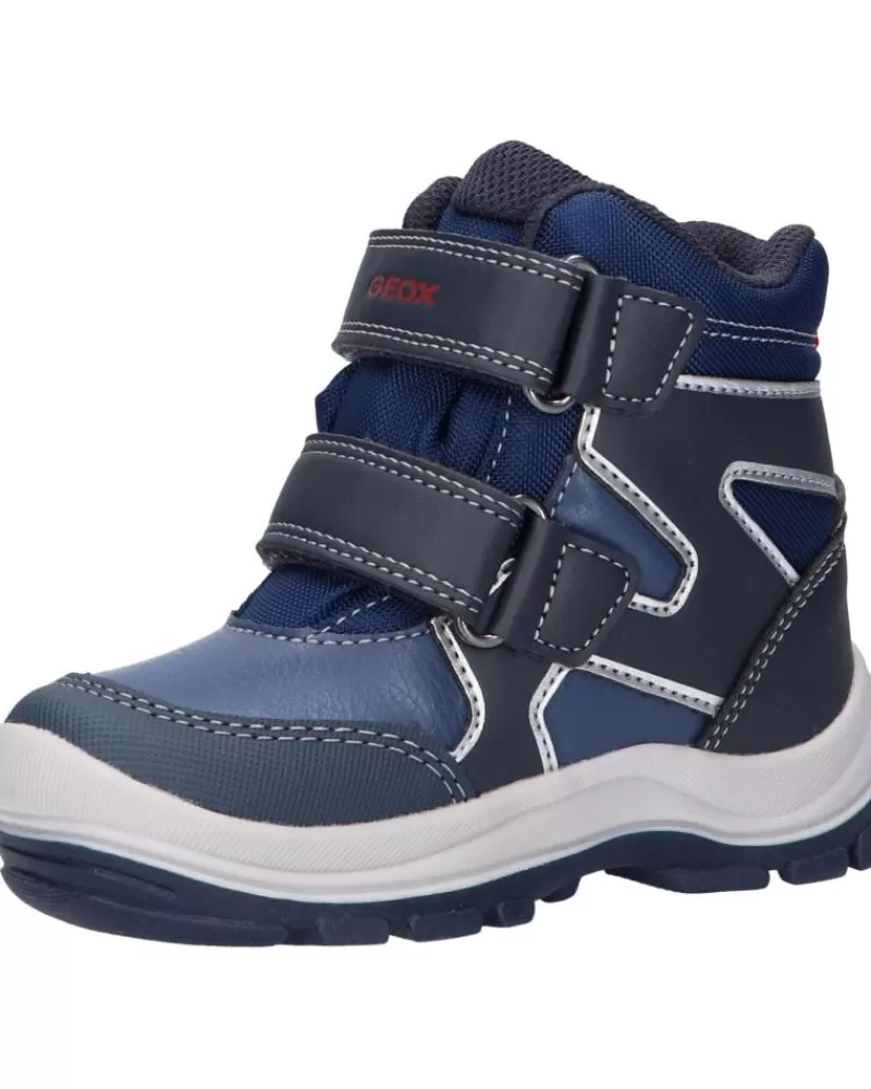 Boy GEOX Mid Boots-Girl And Boy Boots B263Vd 0Fu54 B Flanfil Boy B Abx C4264 Navy-Blue