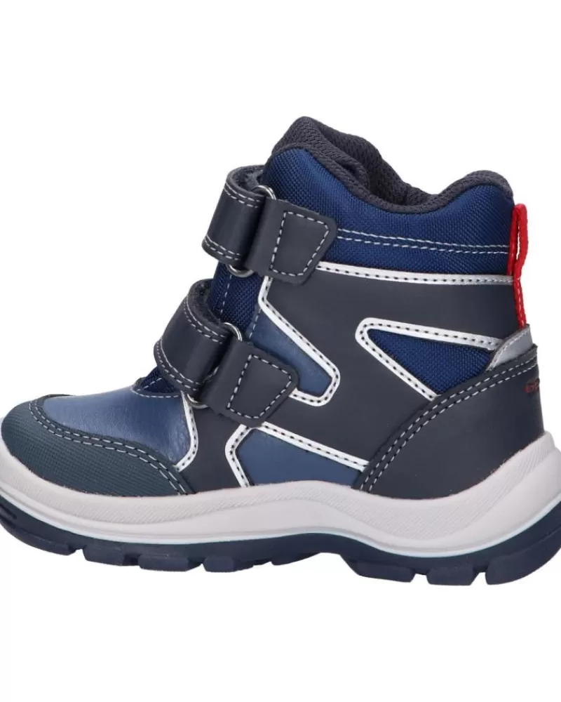 Boy GEOX Mid Boots-Girl And Boy Boots B263Vd 0Fu54 B Flanfil Boy B Abx C4264 Navy-Blue
