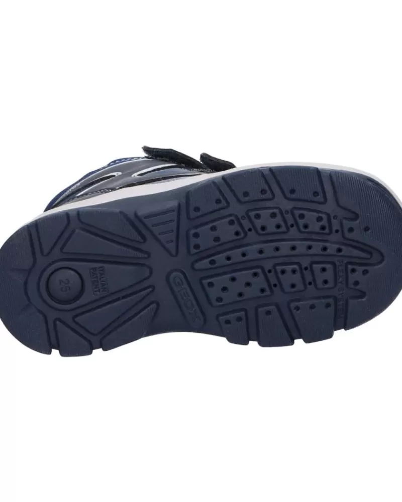 Boy GEOX Mid Boots-Girl And Boy Boots B263Vd 0Fu54 B Flanfil Boy B Abx C4264 Navy-Blue