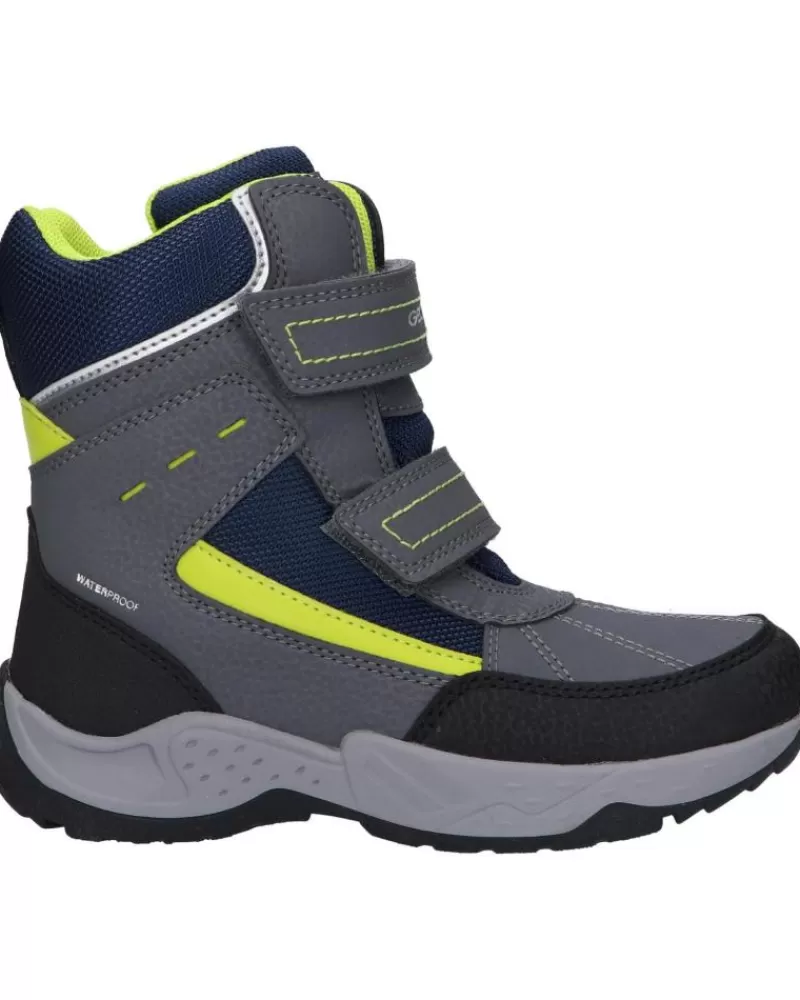 Boy GEOX Mid Boots-Girl And Boy Boots J04Ceb 0Cefu J Sentiero Boy B Wpf C0739 Dk Grey-Navy