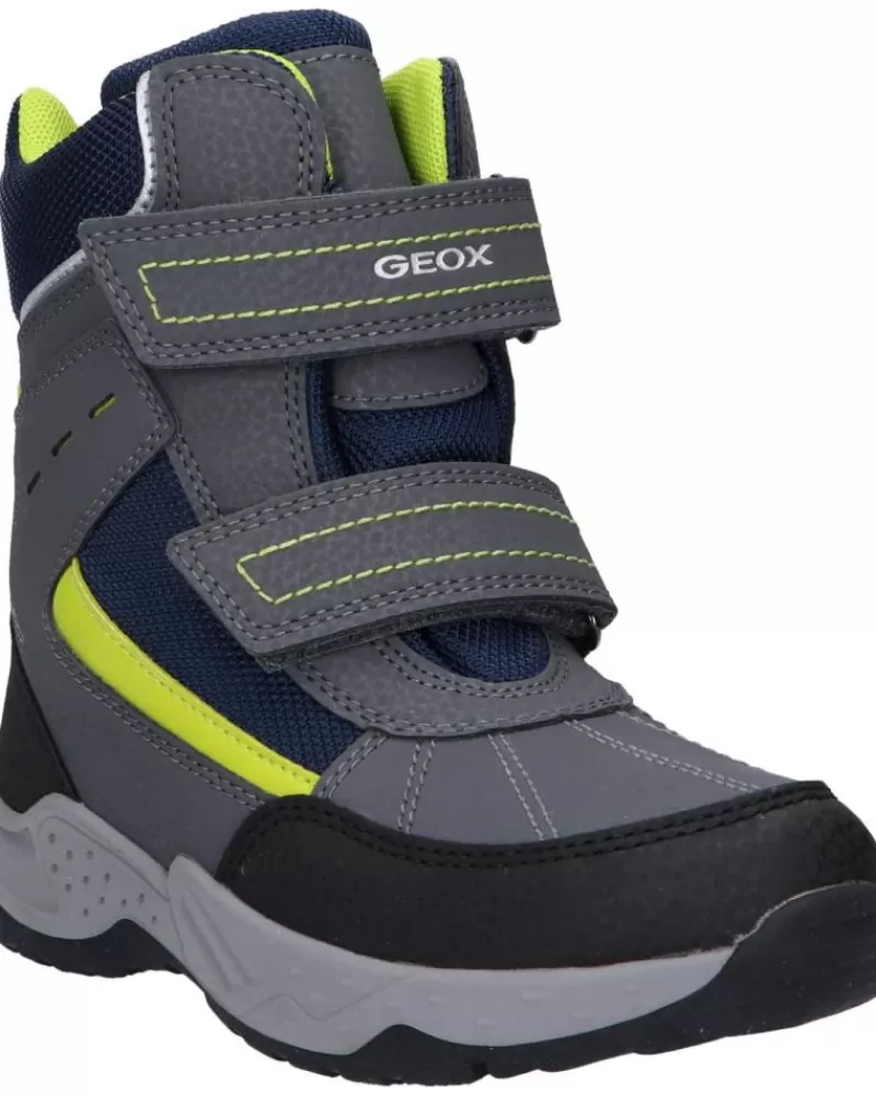 Boy GEOX Mid Boots-Girl And Boy Boots J04Ceb 0Cefu J Sentiero Boy B Wpf C0739 Dk Grey-Navy