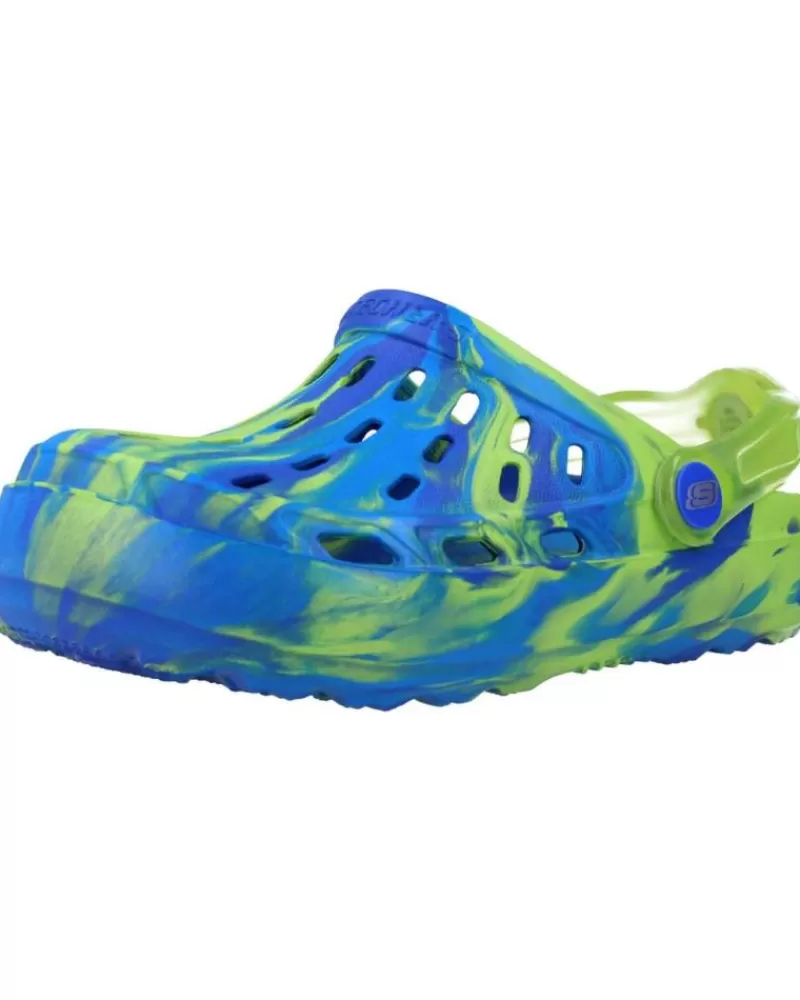 Boy SKECHERS Clogs-Girl And Boy Clogs Swifters - Transluminator Azul