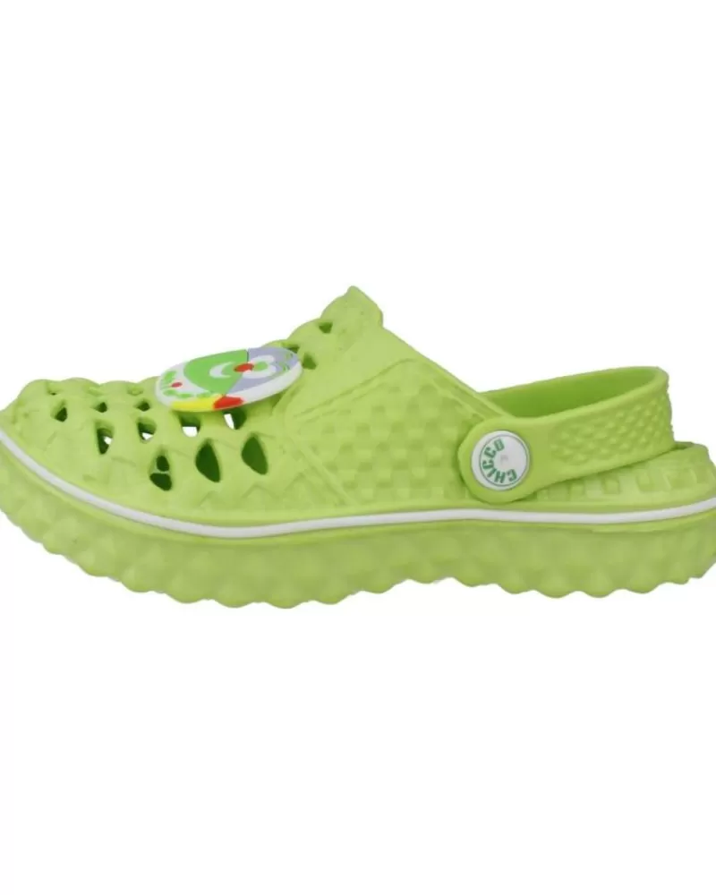 Girl CHICCO Clogs-Girl And Boy Flip Flops Bailarina Mango Verde