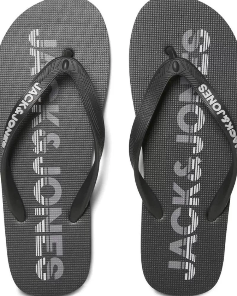 Boy JACK-JONES Flip Flops-Girl And Boy Flip Flops Chanclas Adulto Jack Jones 12207081 Negro