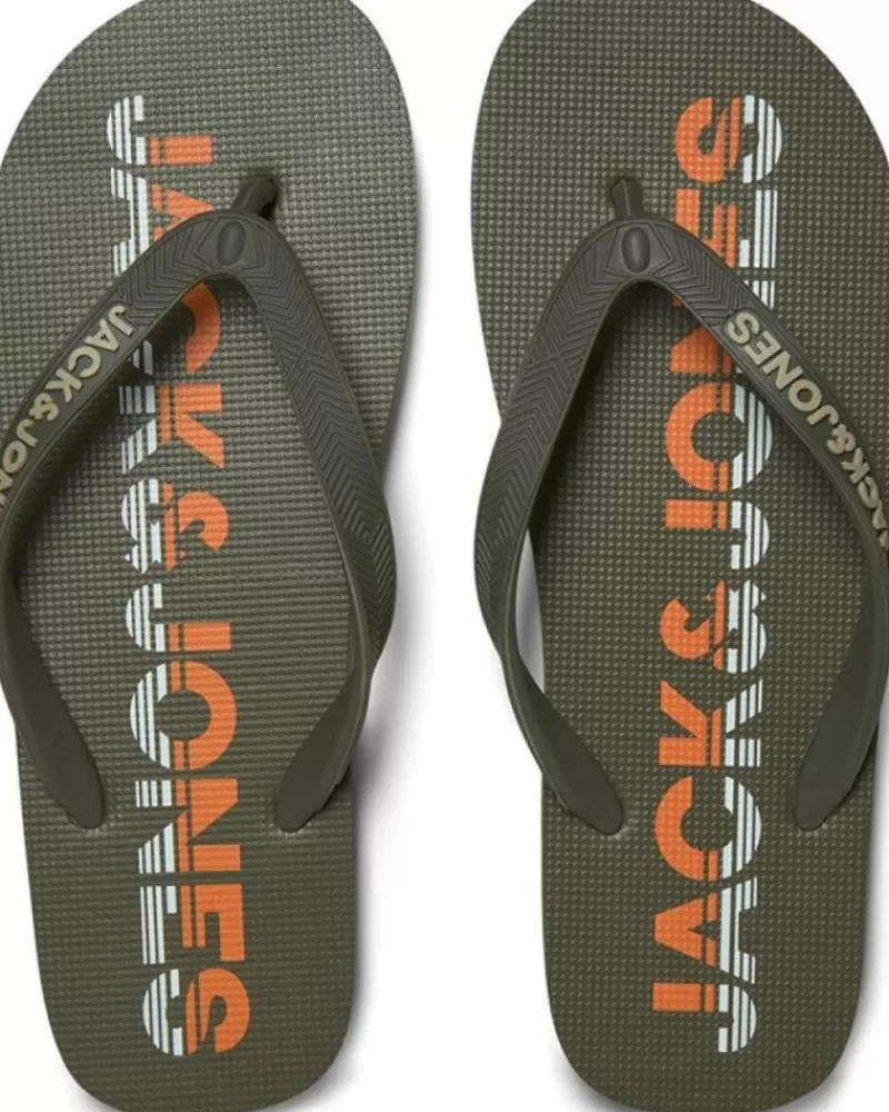 Boy JACK-JONES Flip Flops-Girl And Boy Flip Flops Chanclas Adulto Jack Jones 12207081 Verde