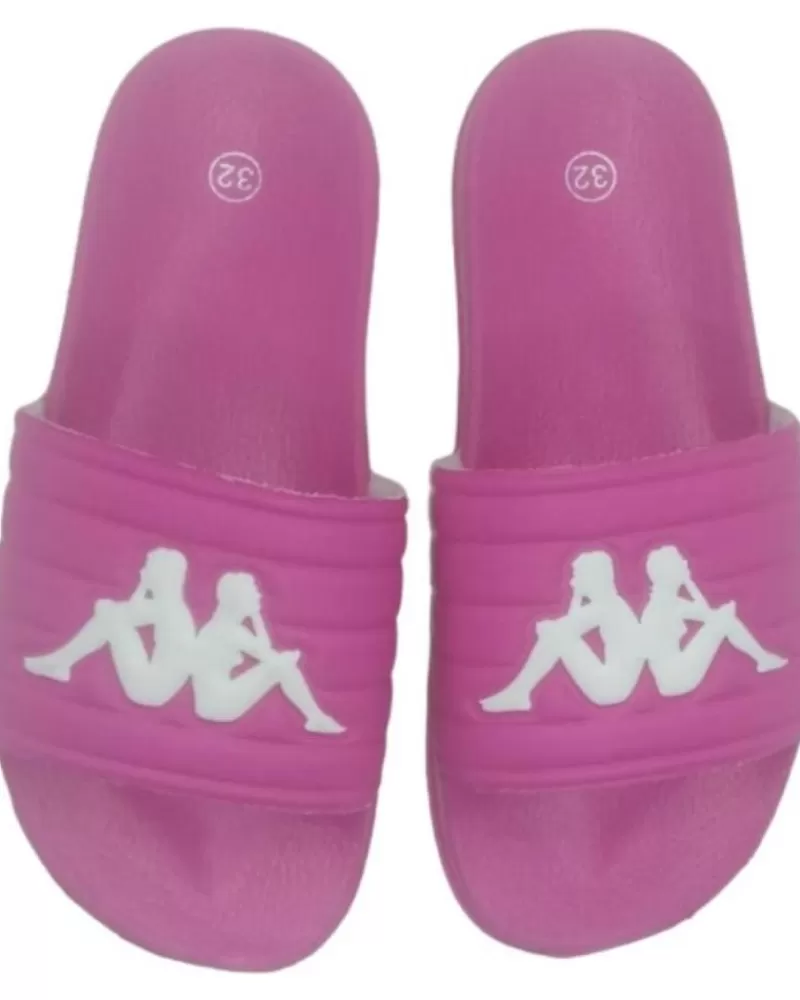 Boy KAPPA Flip Flops-Girl And Boy Flip Flops Chanclas Fucsia Matese Kid Flip F Multi