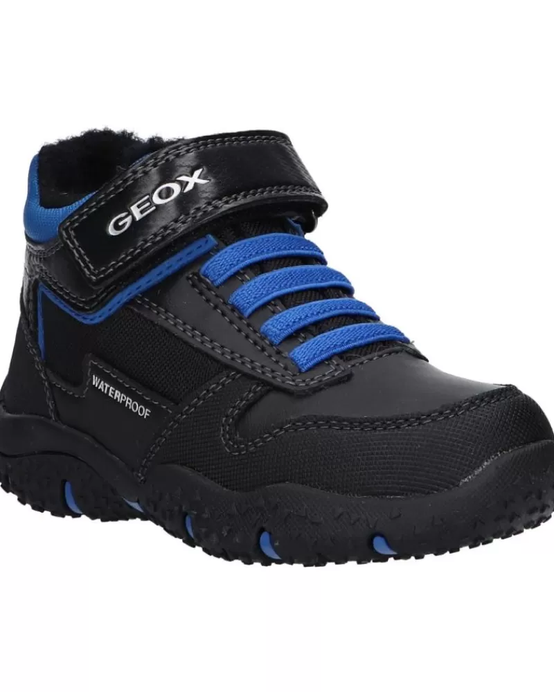 Boy GEOX Mid Boots-Girl And Boy B1642A 0Cefu B Baltic Boy B Wpf C0245 Black-Royal