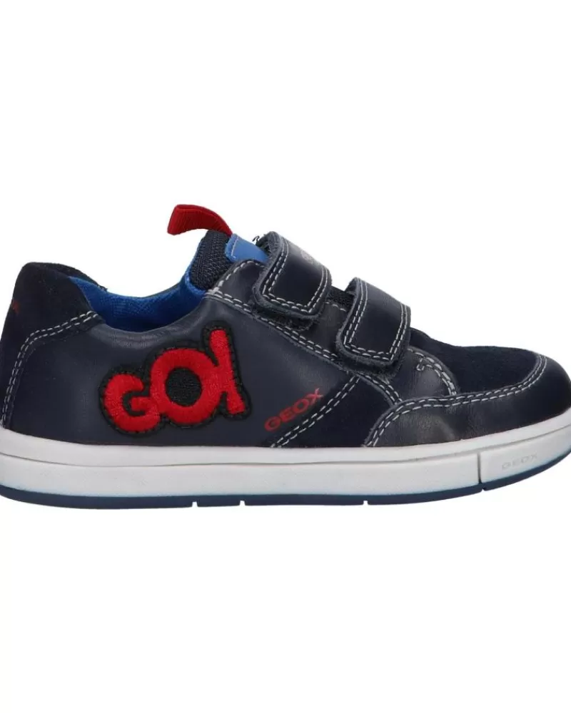 Boy GEOX Trainers-Girl And Boy B1643A 08522 B Trottola Boy C4075 Dk Navy-Red