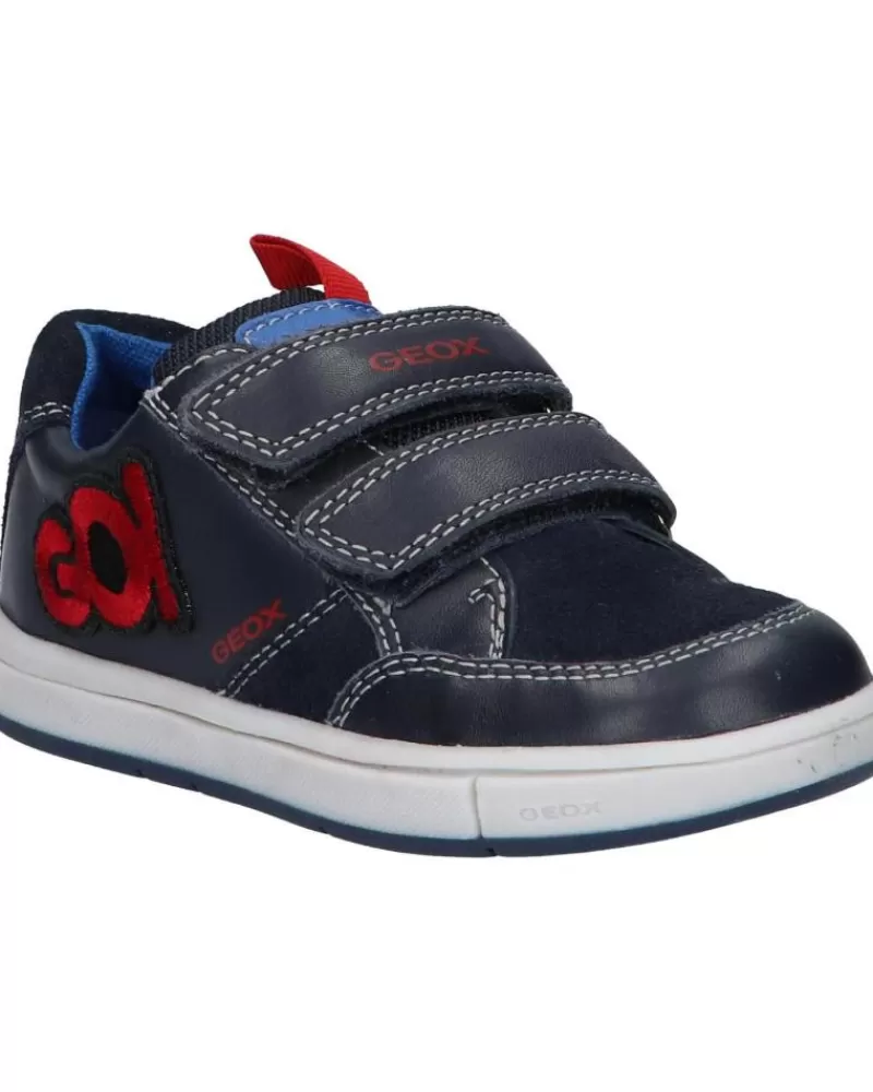 Boy GEOX Trainers-Girl And Boy B1643A 08522 B Trottola Boy C4075 Dk Navy-Red