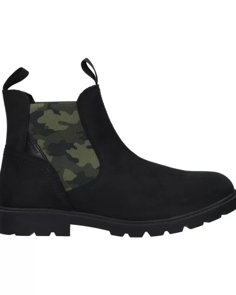 Boy GEOX Mid Boots-Girl And Boy J16Faa 000Ei J Shaylax Boy C9B3Y Black-Mimetic