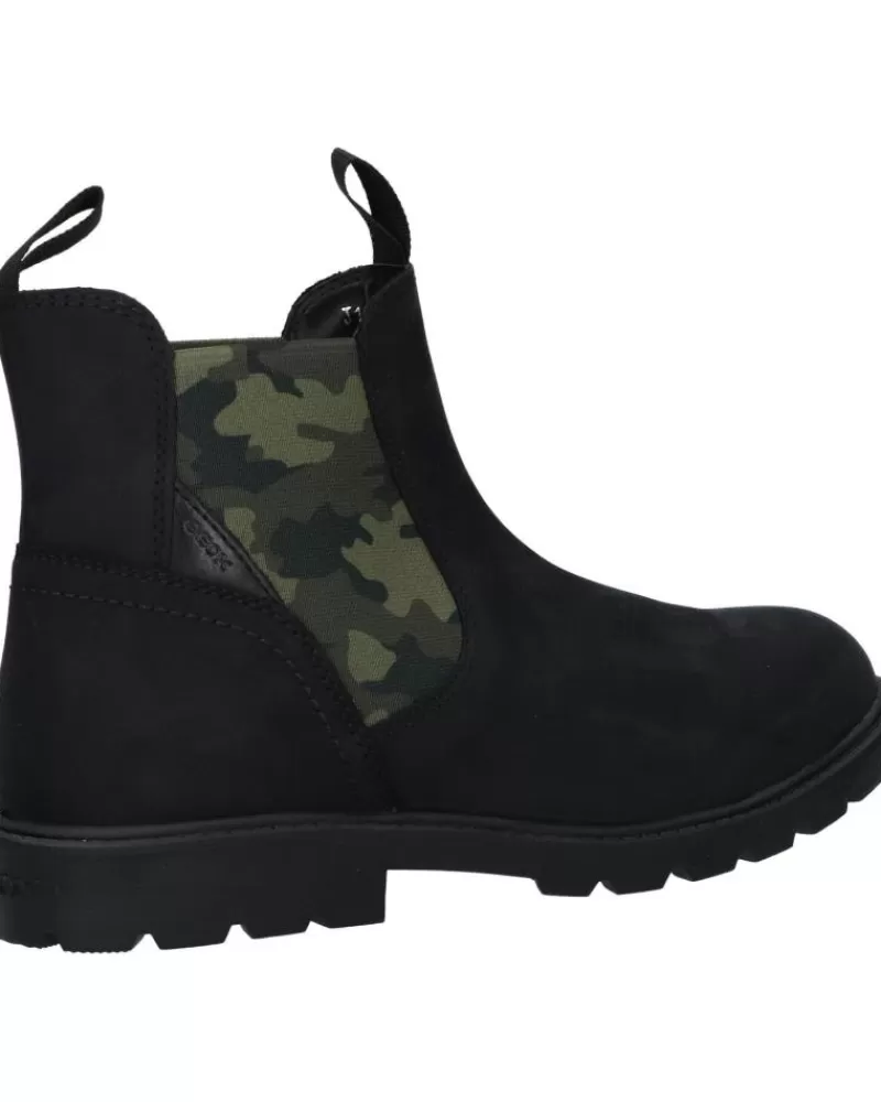 Boy GEOX Mid Boots-Girl And Boy J16Faa 000Ei J Shaylax Boy C9B3Y Black-Mimetic