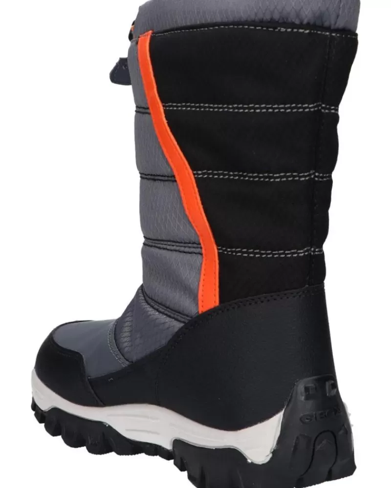 Boy GEOX Boots-Girl And Boy J26Fra 0Fu50 J Himalaya Boy B Abx C0904 Dk Grey-Orange