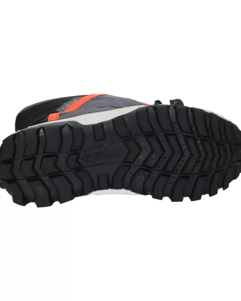 Boy GEOX Boots-Girl And Boy J26Fra 0Fu50 J Himalaya Boy B Abx C0904 Dk Grey-Orange