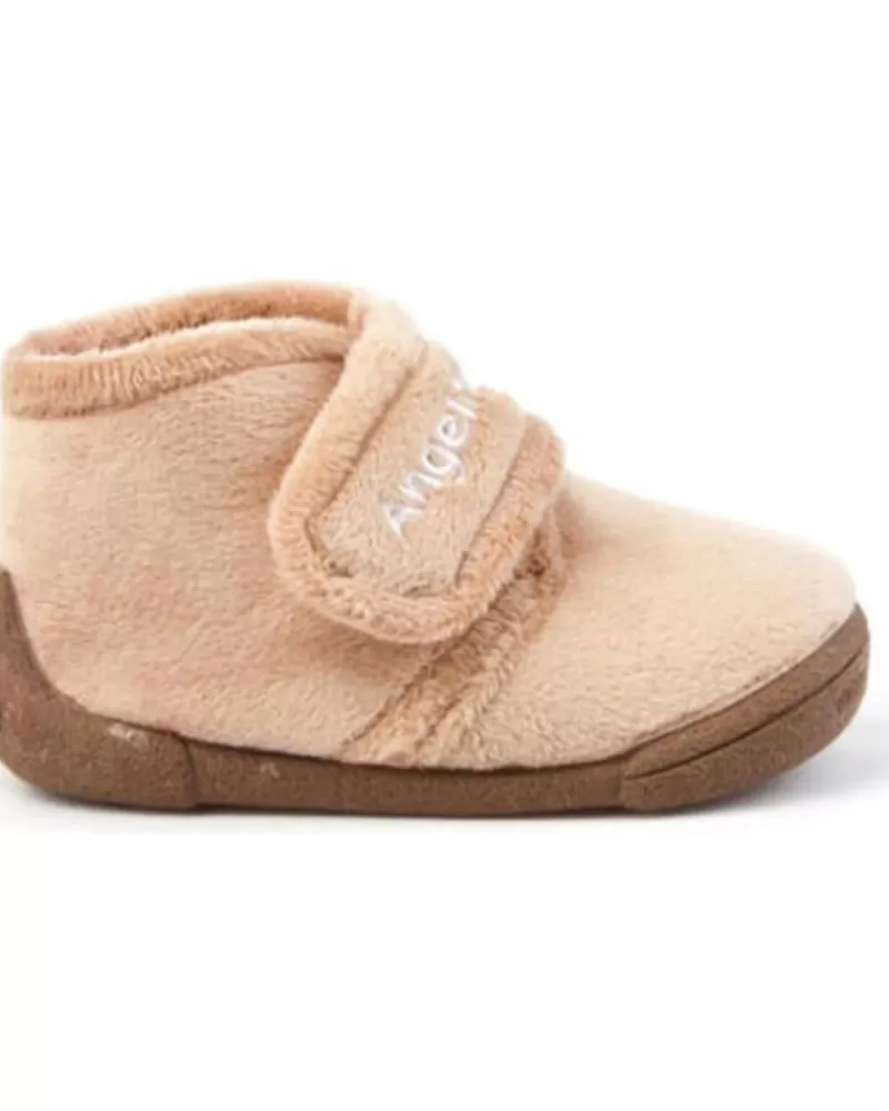 Boy ANGELITOS House Slipers-Girl And Boy House Slipers Pantufla Infantil 130 Camel