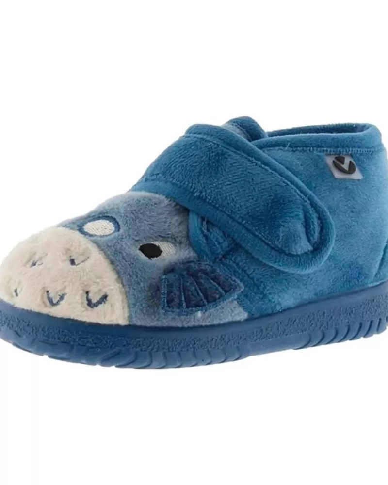 Boy VICTORIA House Slipers-Girl And Boy House Slipers 5119 Ojala Zapatillas Casa Animales Jeans