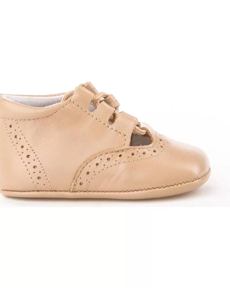 Boy ANGELITOS Infant-Girl And Boy Infant Zapato Patuco Piel 256 Camel