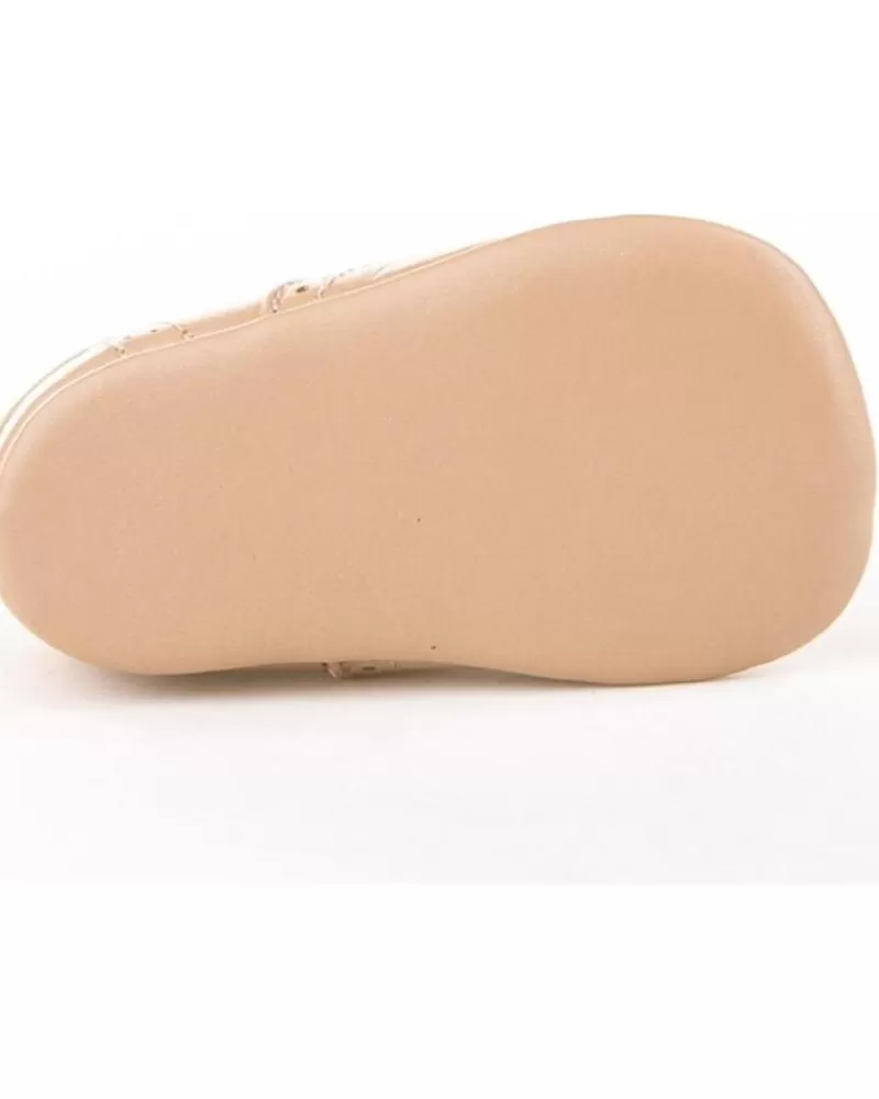 Boy ANGELITOS Infant-Girl And Boy Infant Zapato Patuco Piel 256 Camel
