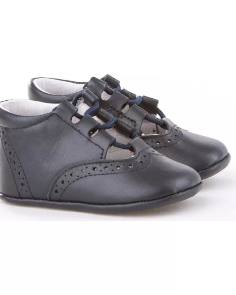 Boy ANGELITOS Infant-Girl And Boy Infant Zapato Patuco Piel 256 Marino