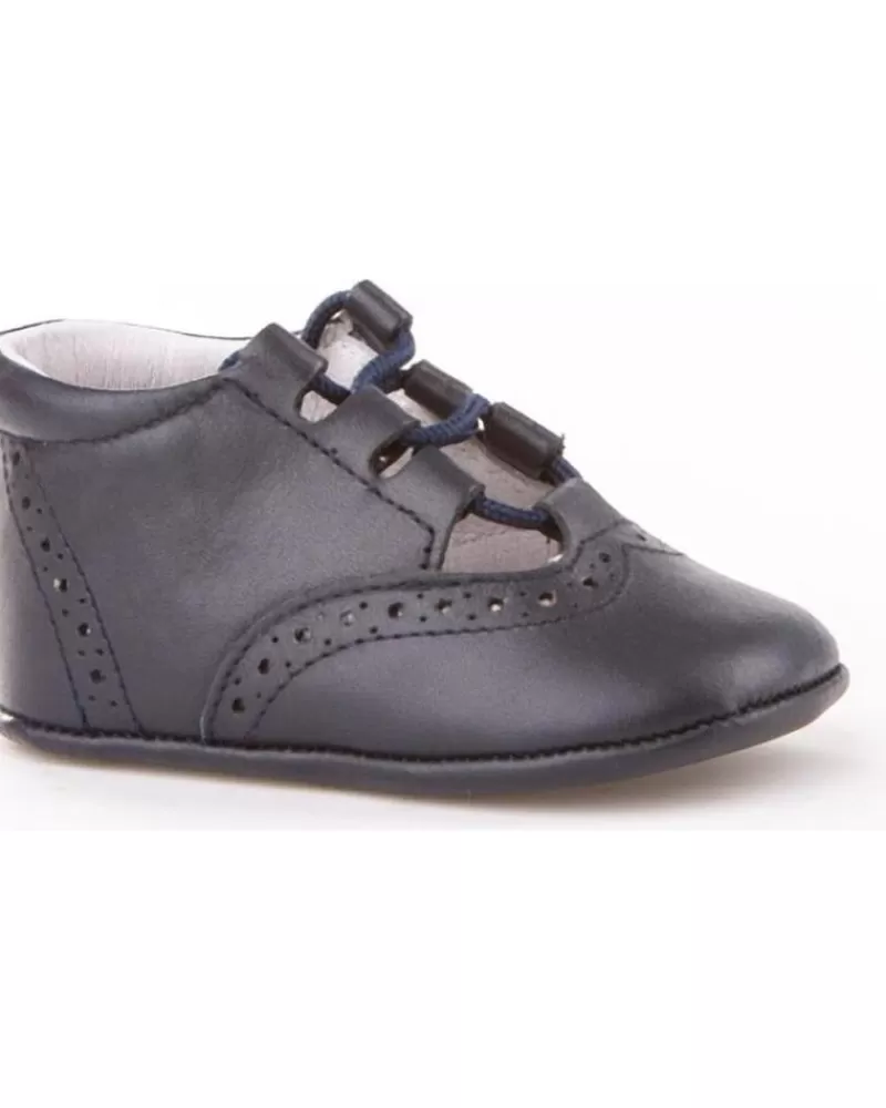 Boy ANGELITOS Infant-Girl And Boy Infant Zapato Patuco Piel 256 Marino