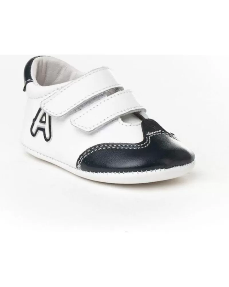 Boy ANGELITOS Infant-Girl And Boy Infant Zapato Patuco Piel 266 Marino