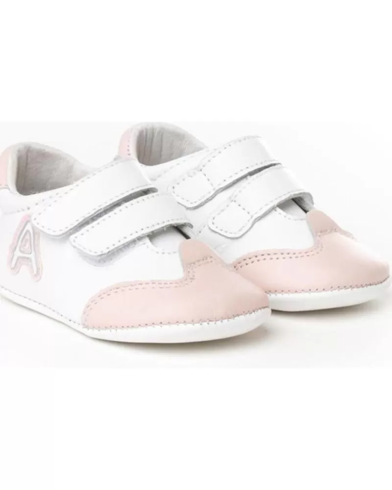 Boy ANGELITOS Infant-Girl And Boy Infant Zapato Patuco Piel 266 Rosa