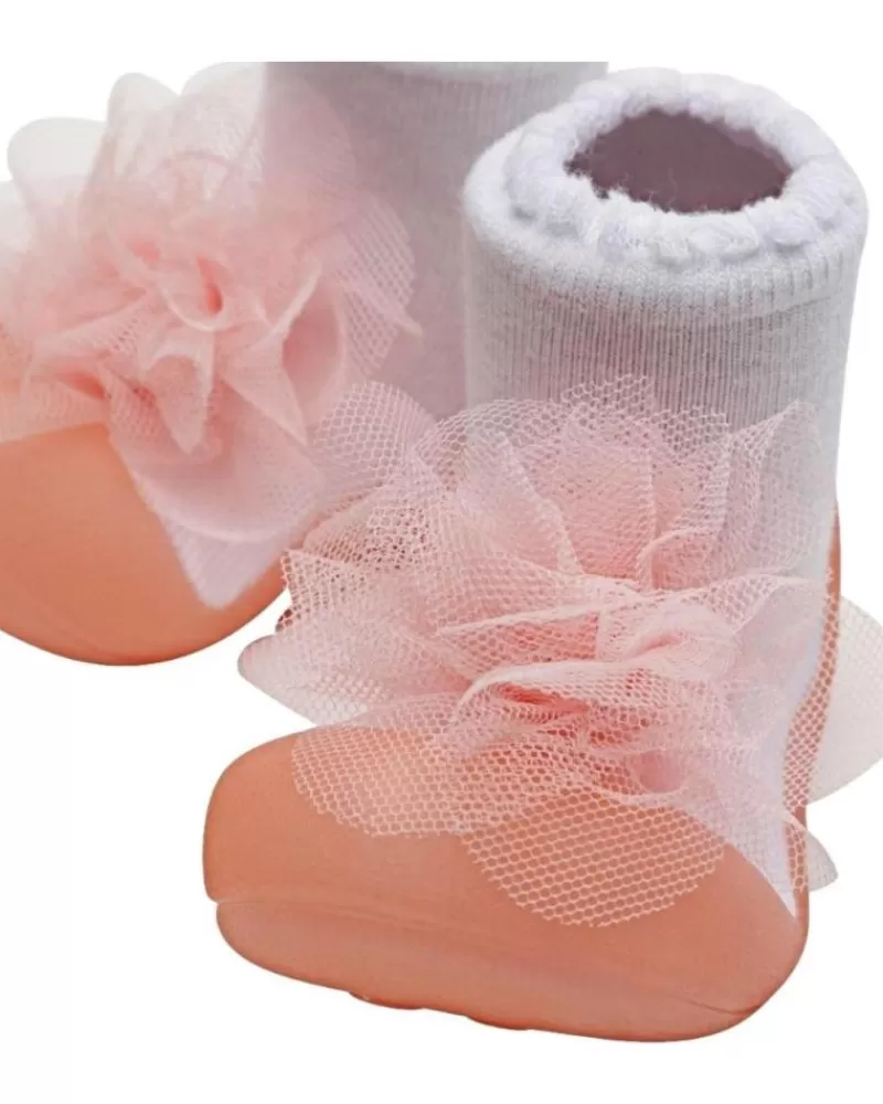 Boy ATTIPAS Infant-Girl And Boy Infant Nia Corsage Pink Ak0201 Rosa