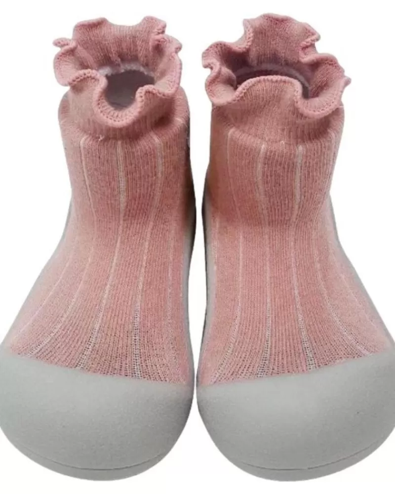 Girl ATTIPAS Infant-Girl And Boy Infant Nia Pom-Pom Pink Apo0101 Rosa