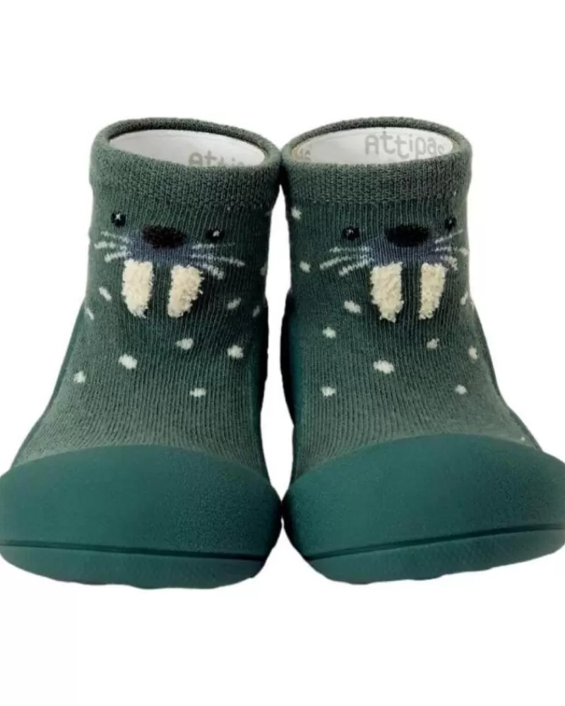 Boy ATTIPAS Infant-Girl And Boy Infant Nios Unisex Sea Lion Khaki Sl0101 Verde