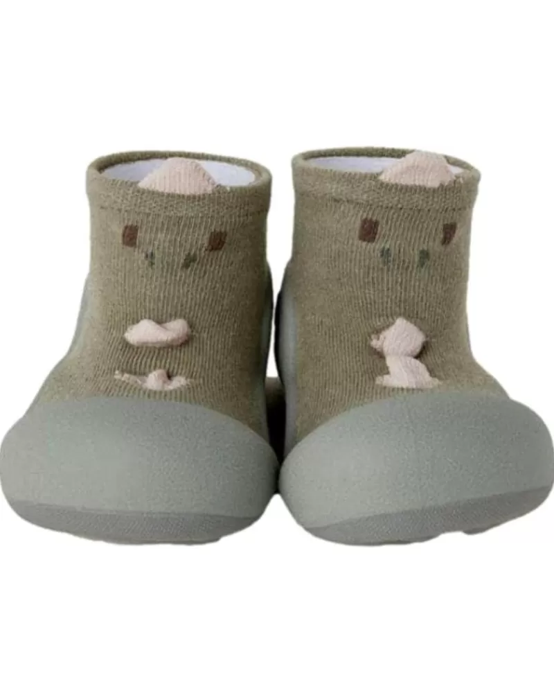 Boy ATTIPAS House Slipers-Girl And Boy Infant Primeros Pasos Dinasour Green A22Ad Verde