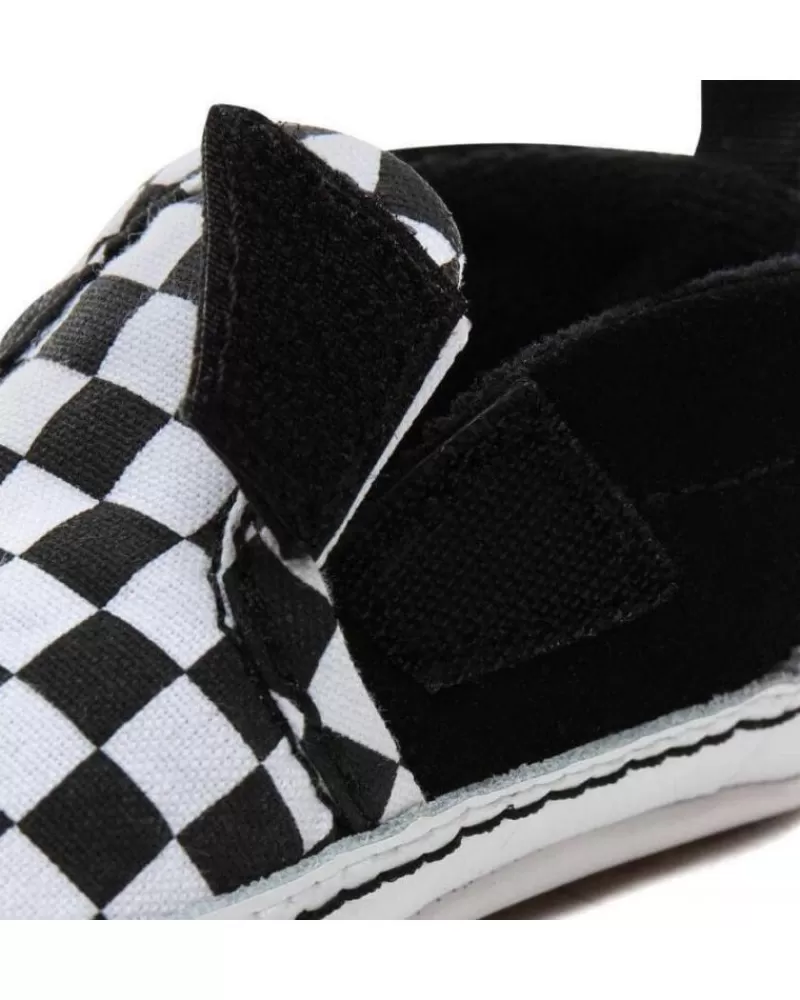 Boy VANS OFF THE WALL Infant-Girl And Boy Infant Zapatillas Bebe Vans In Slip-On V Crib Check Multicolor