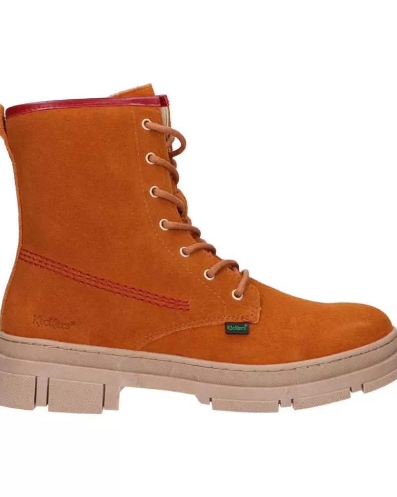 Boy KICKERS Mid Boots-Girl And Boy 947270-30 Kick Goji 116 Camel Rouge