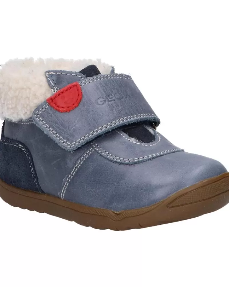 Boy GEOX Mid Boots-Girl And Boy Mid Boots B264Nb 0Cl22 B Macchia C4002 Navy