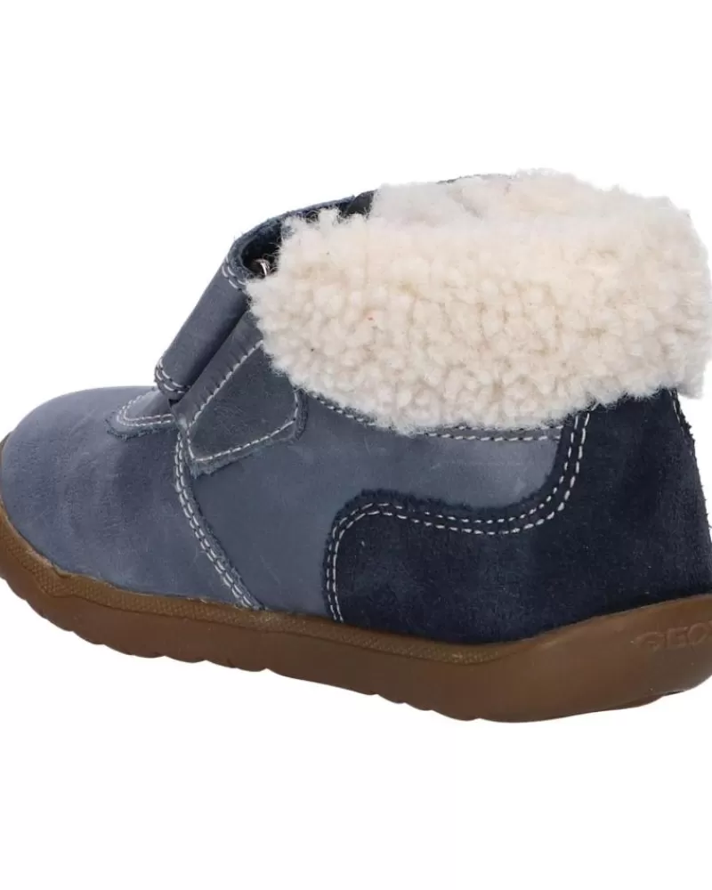 Boy GEOX Mid Boots-Girl And Boy Mid Boots B264Nb 0Cl22 B Macchia C4002 Navy