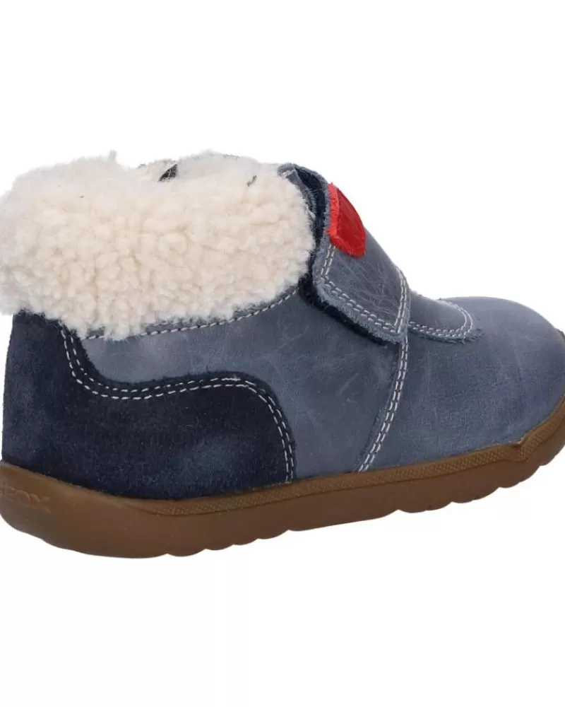 Boy GEOX Mid Boots-Girl And Boy Mid Boots B264Nb 0Cl22 B Macchia C4002 Navy