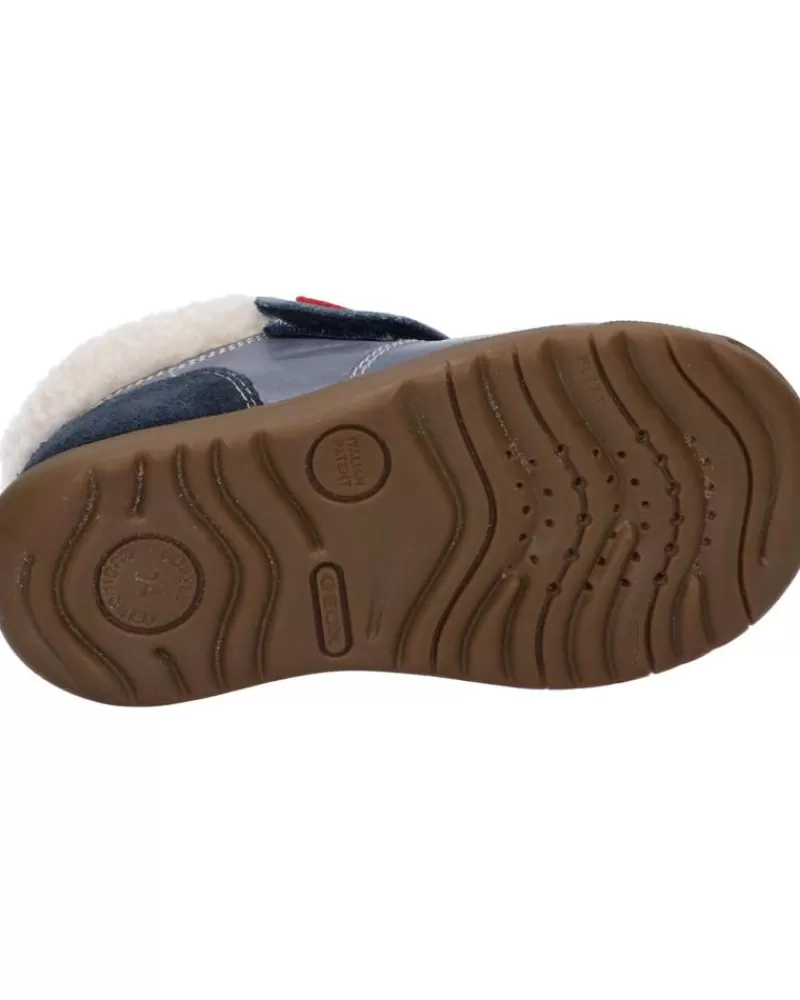 Boy GEOX Mid Boots-Girl And Boy Mid Boots B264Nb 0Cl22 B Macchia C4002 Navy