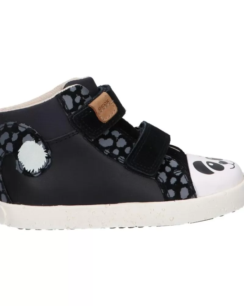 Boy GEOX Mid Boots-Girl And Boy Mid Boots B26D5C 08522 B Kilwi C9999 Black