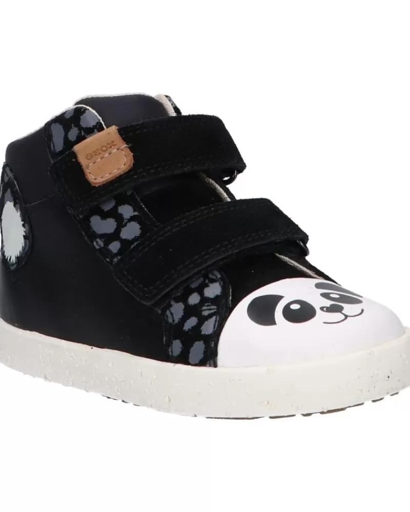Boy GEOX Mid Boots-Girl And Boy Mid Boots B26D5C 08522 B Kilwi C9999 Black