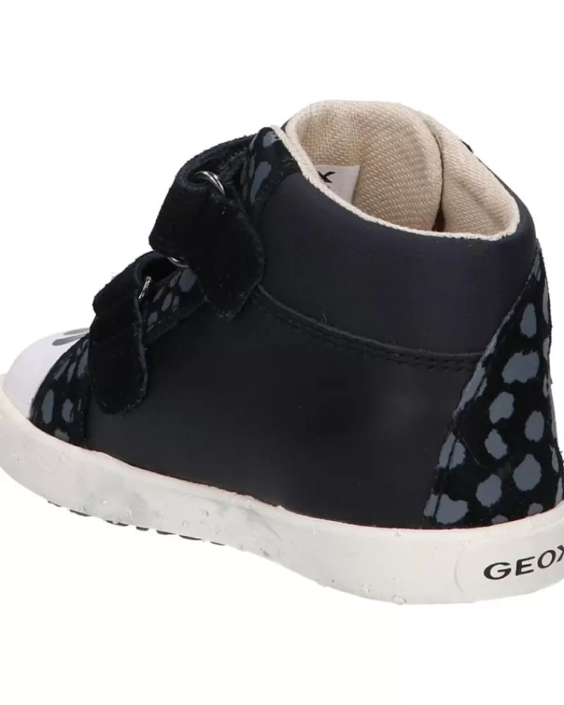Boy GEOX Mid Boots-Girl And Boy Mid Boots B26D5C 08522 B Kilwi C9999 Black