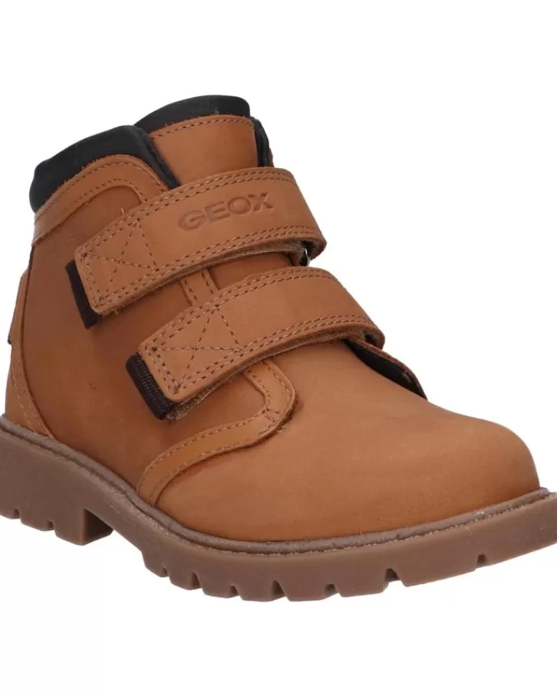 Boy GEOX Mid Boots-Girl And Boy Mid Boots J26Hda 032Fu J Shaylax Boy Wpf C6251 Cognac-Coffee
