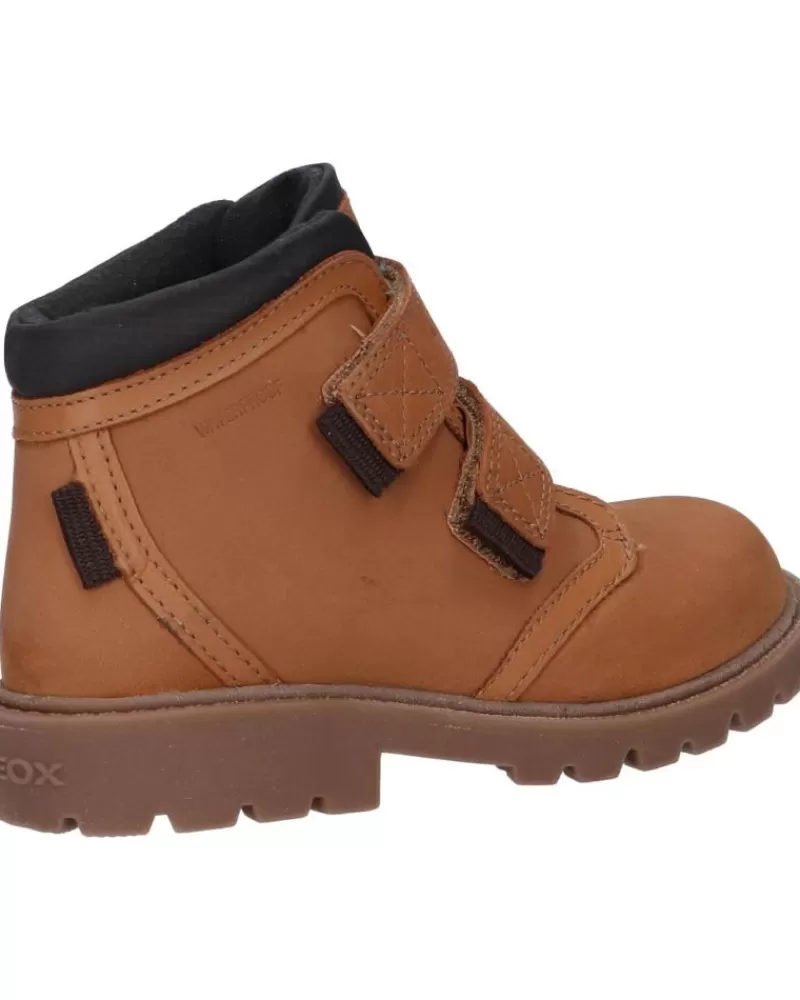 Boy GEOX Mid Boots-Girl And Boy Mid Boots J26Hda 032Fu J Shaylax Boy Wpf C6251 Cognac-Coffee