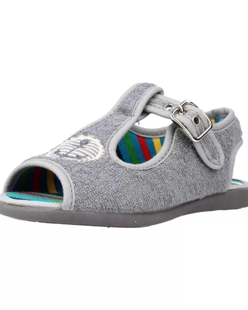 Boy CHISPAS House Slipers-Girl And Boy Sandals 38155016 Gris