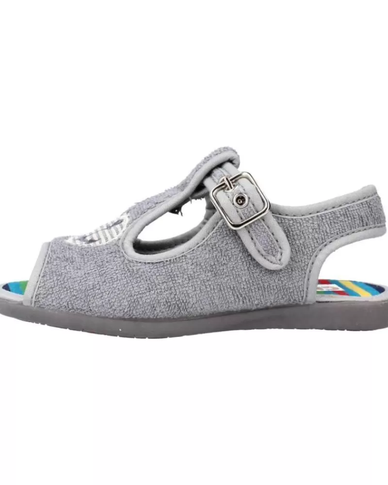 Boy CHISPAS House Slipers-Girl And Boy Sandals 38155016 Gris
