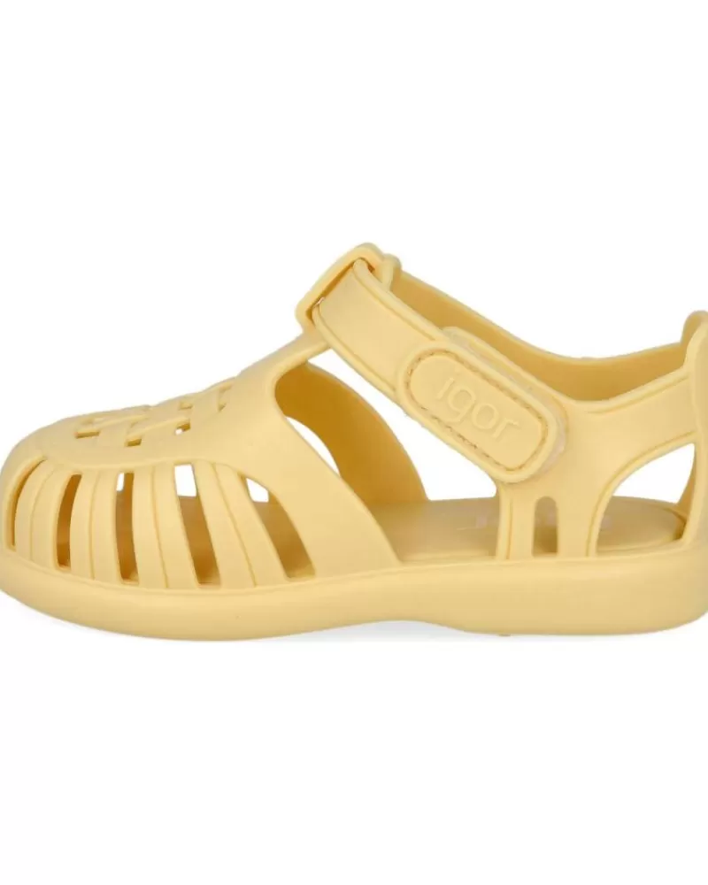 Boy IGOR Flip Flops-Girl And Boy Sandals Tobby Solid Sandalias Cangrejeras