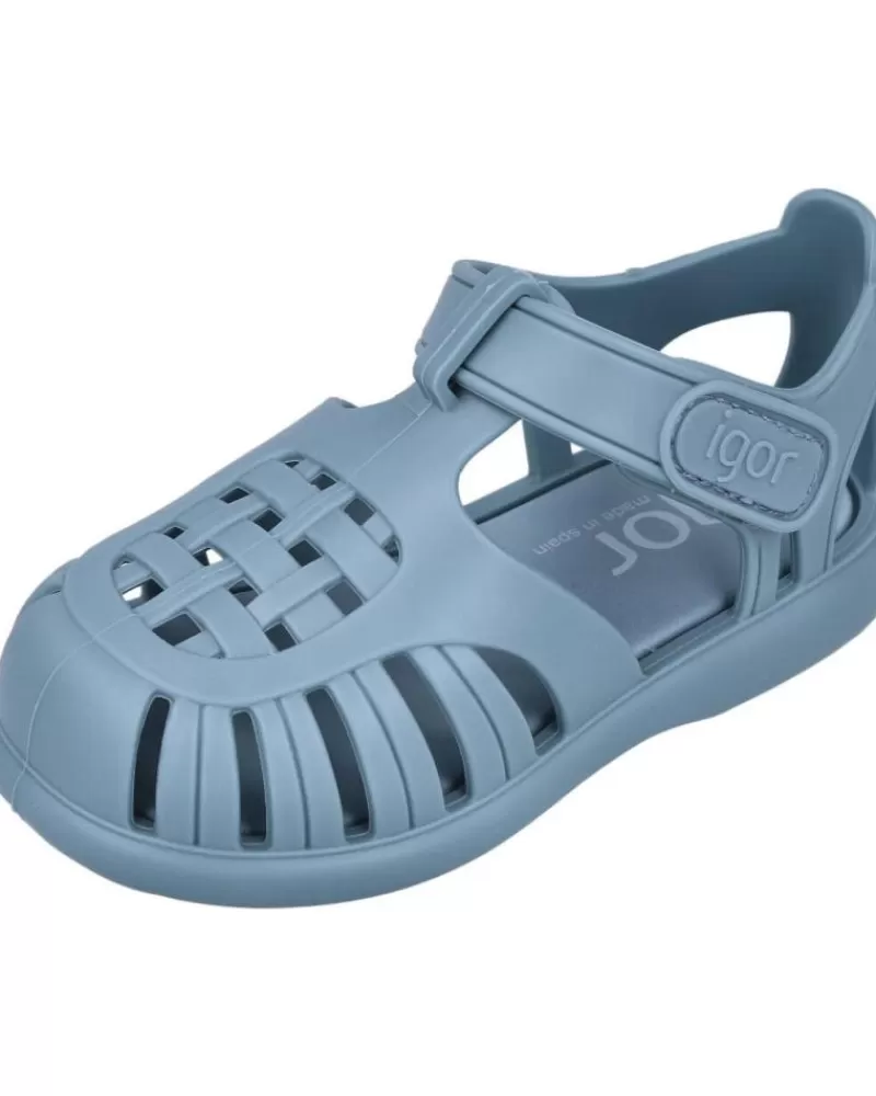 Boy IGOR Flip Flops-Girl And Boy Sandals Tobby Solid Sandalias Cangrejeras