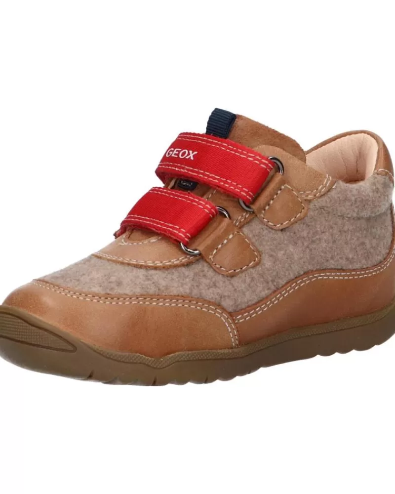 Boy GEOX Shoes-Girl And Boy Shoes B264Na 0Clny B Macchia Ct65Z Whisky-Sand